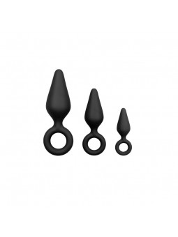 3 Pieces Butt Plug Set with...