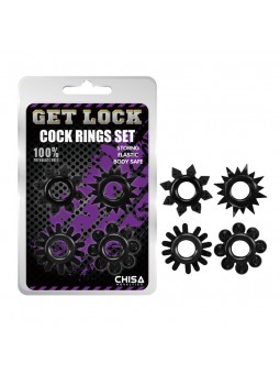 Cock Rings Set-black