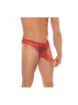 String Fishnet Red One Size