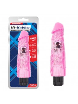 Vibrador Hi-Rubber 9 Rosa