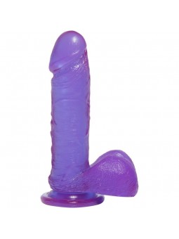 Dildo Jelly 18 cm Púrpura