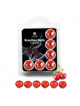 Brazilian Balls Set 6  Cherry