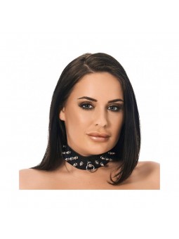 Leather Collar with Spikes
