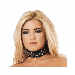 Leather Collar with Studs