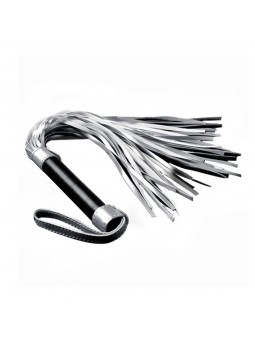 Flogger Faux Leather Silver...