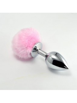 Metal Butt Plug with Pink...