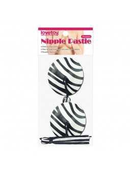 Nipple Covers Reusable Zebra
