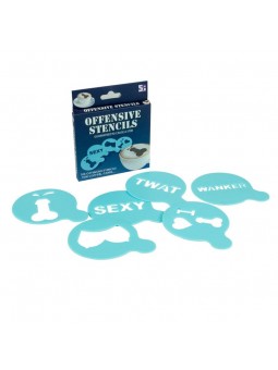 Pack of 12 Offensive Stencils